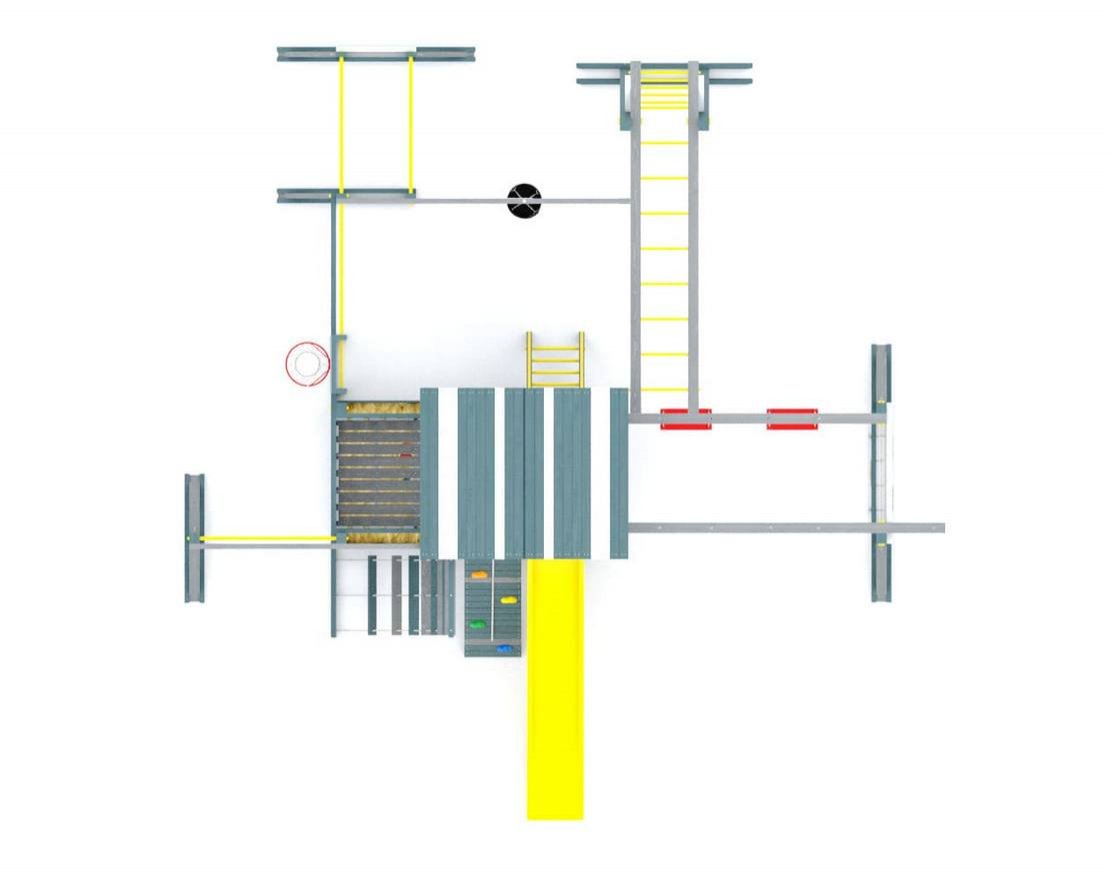 Детская игровая площадка Гигант 4 (индиго) - вид 4