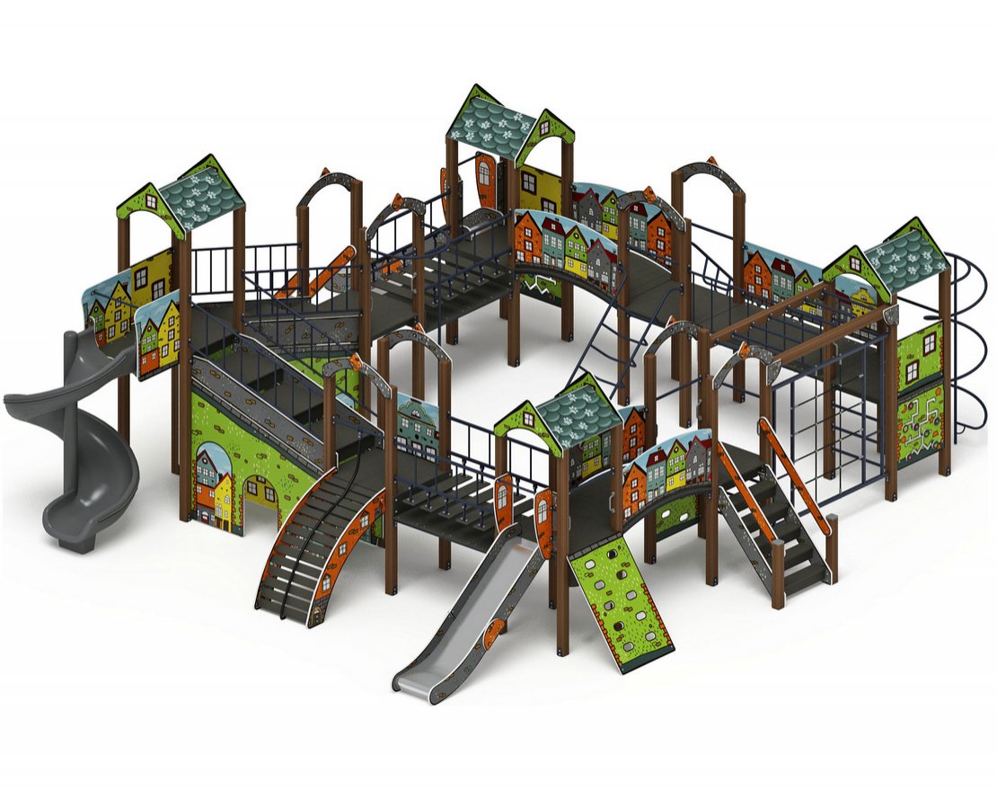 Детская игровая площадка Город приключений-10 - вид 4