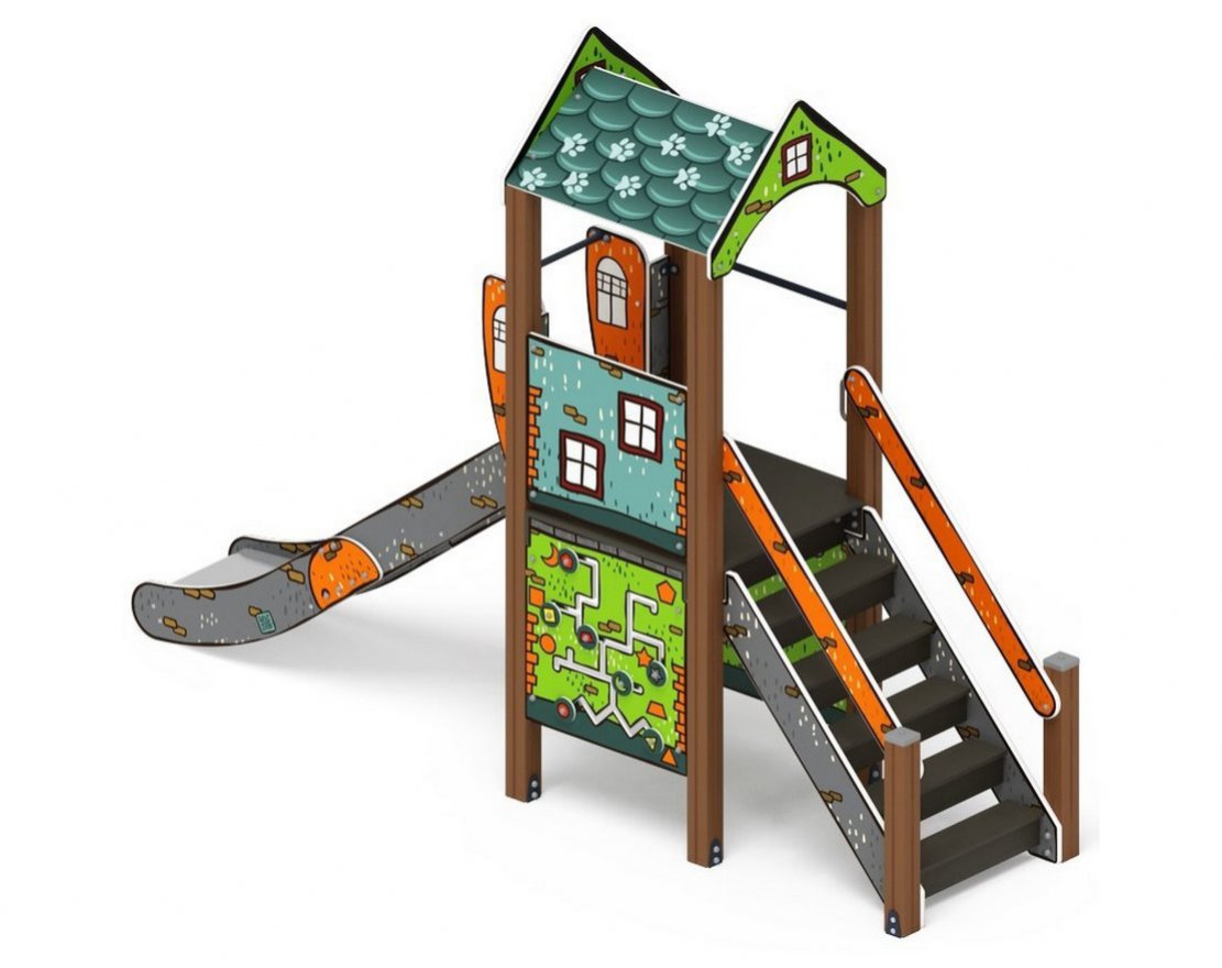 Детская игровая площадка Уютный дворик-5 - вид 4