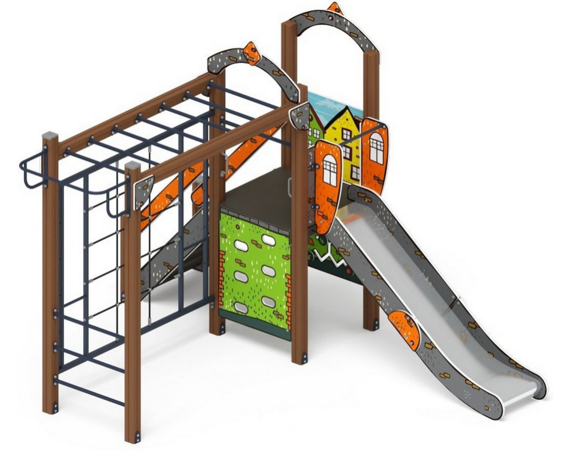 Детская игровая площадка Уютный дворик-8 - вид 4