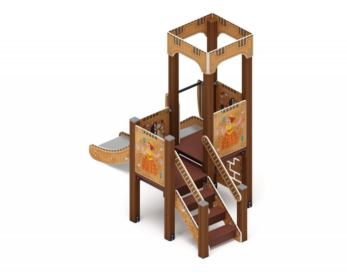 Детская игровая площадка Картонная фантазия-1 - вид 4