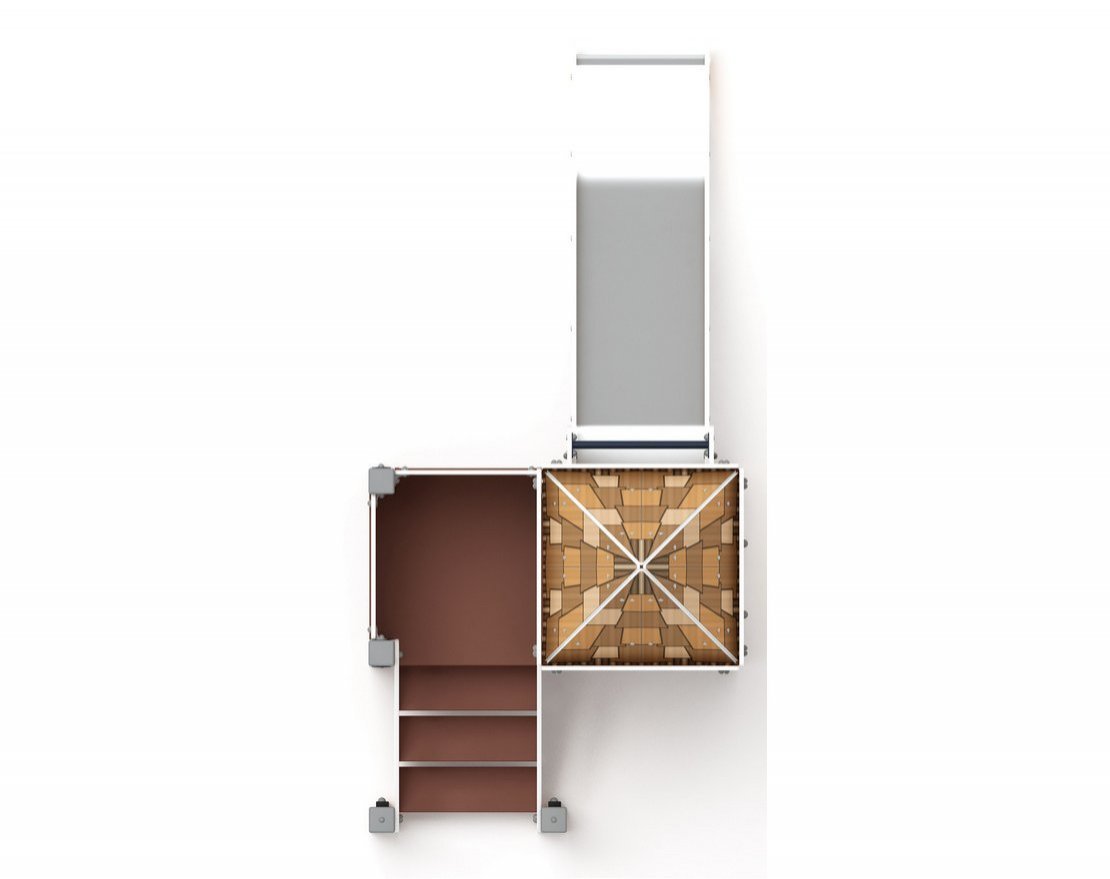 Детская игровая площадка Картонная фантазия-1 (с крышей) - вид 2