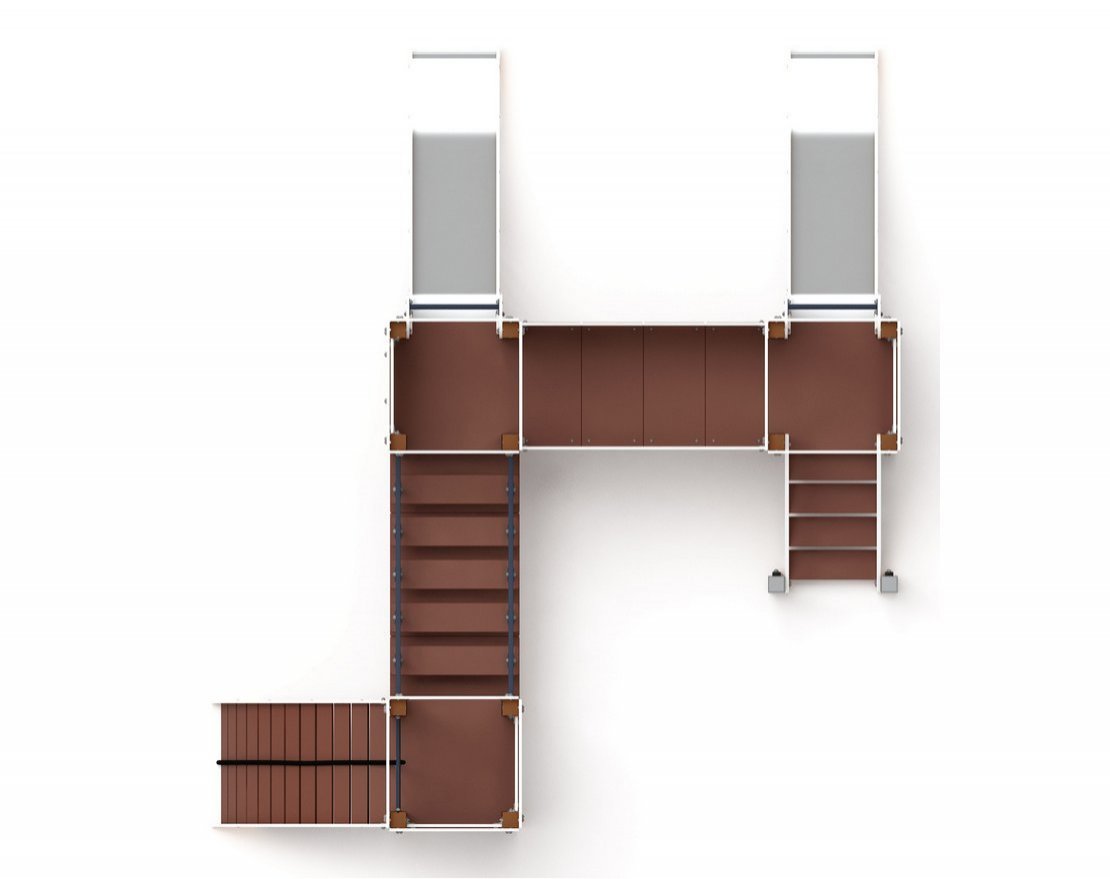 Детская игровая площадка Картонная фантазия-3 - вид 2