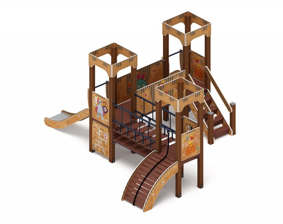 Детская игровая площадка Картонная фантазия-3 - вид 4
