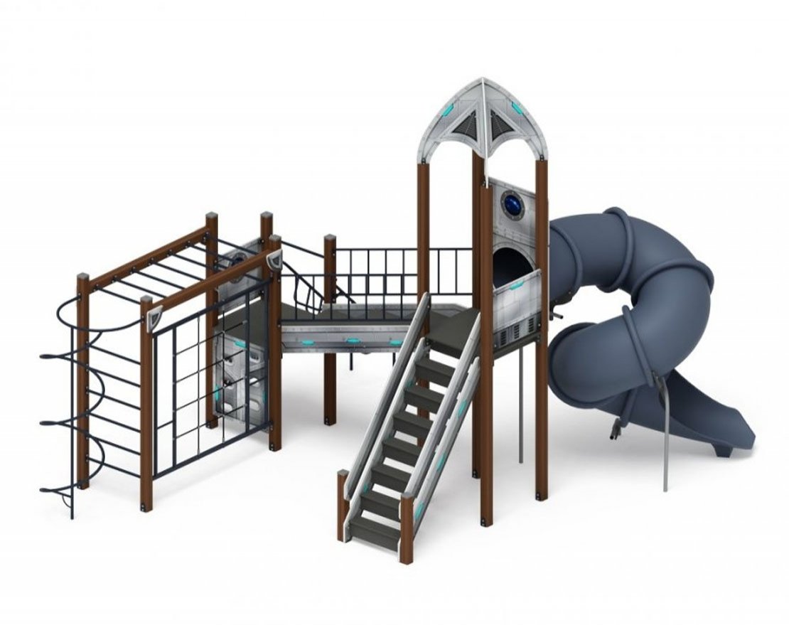 Детская игровая площадка Приключение на орбите-3 - вид 3