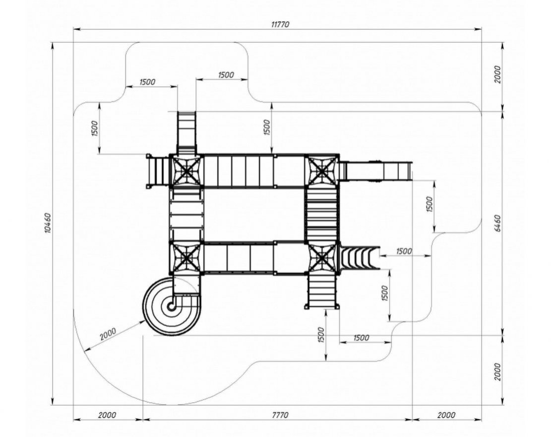 Детская игровая площадка Покорение галактики-1 - вид 2