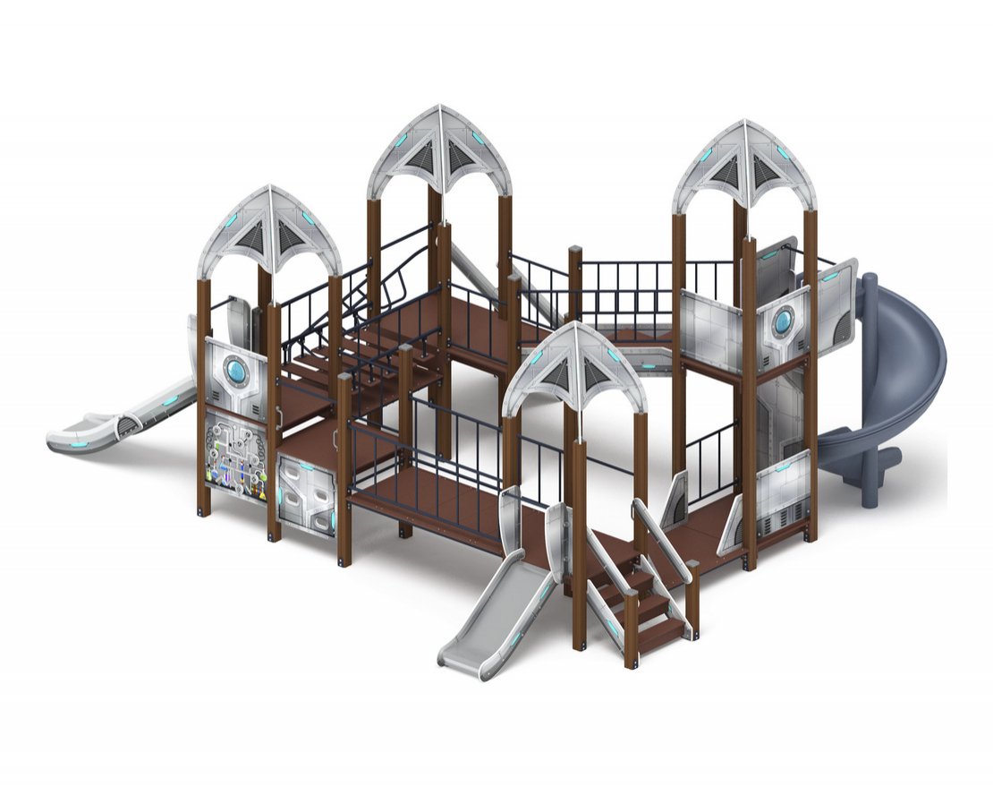 Детская игровая площадка Приключение на орбите-1 - вид 4