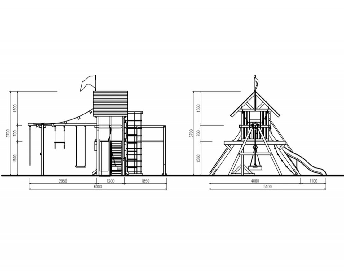 Детская игровая площадка Галиот 2 - вид 4