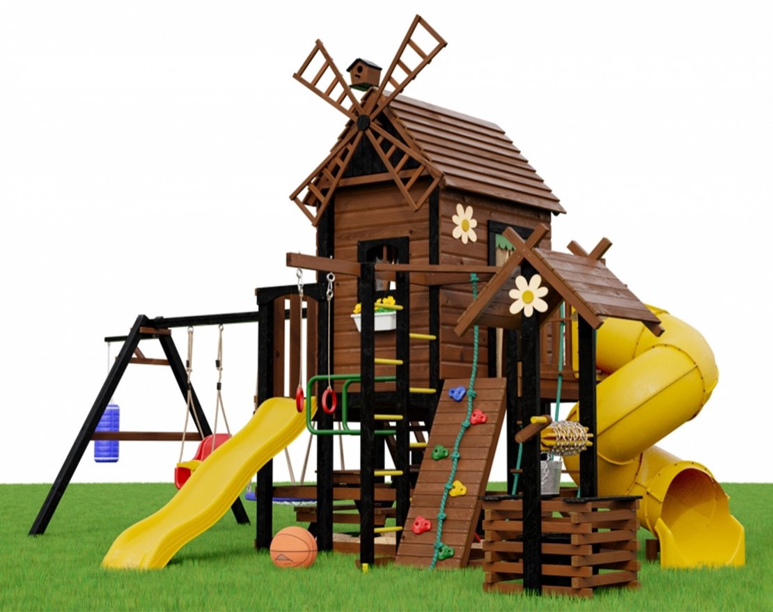 Детская игровая площадка Мулен 5 с колодцем - вид 5