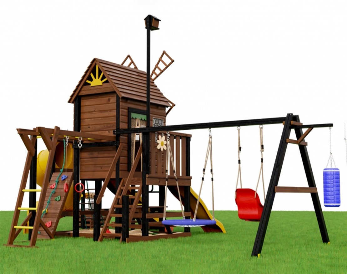 Детская игровая площадка Мулен 6 с колодцем - вид 2