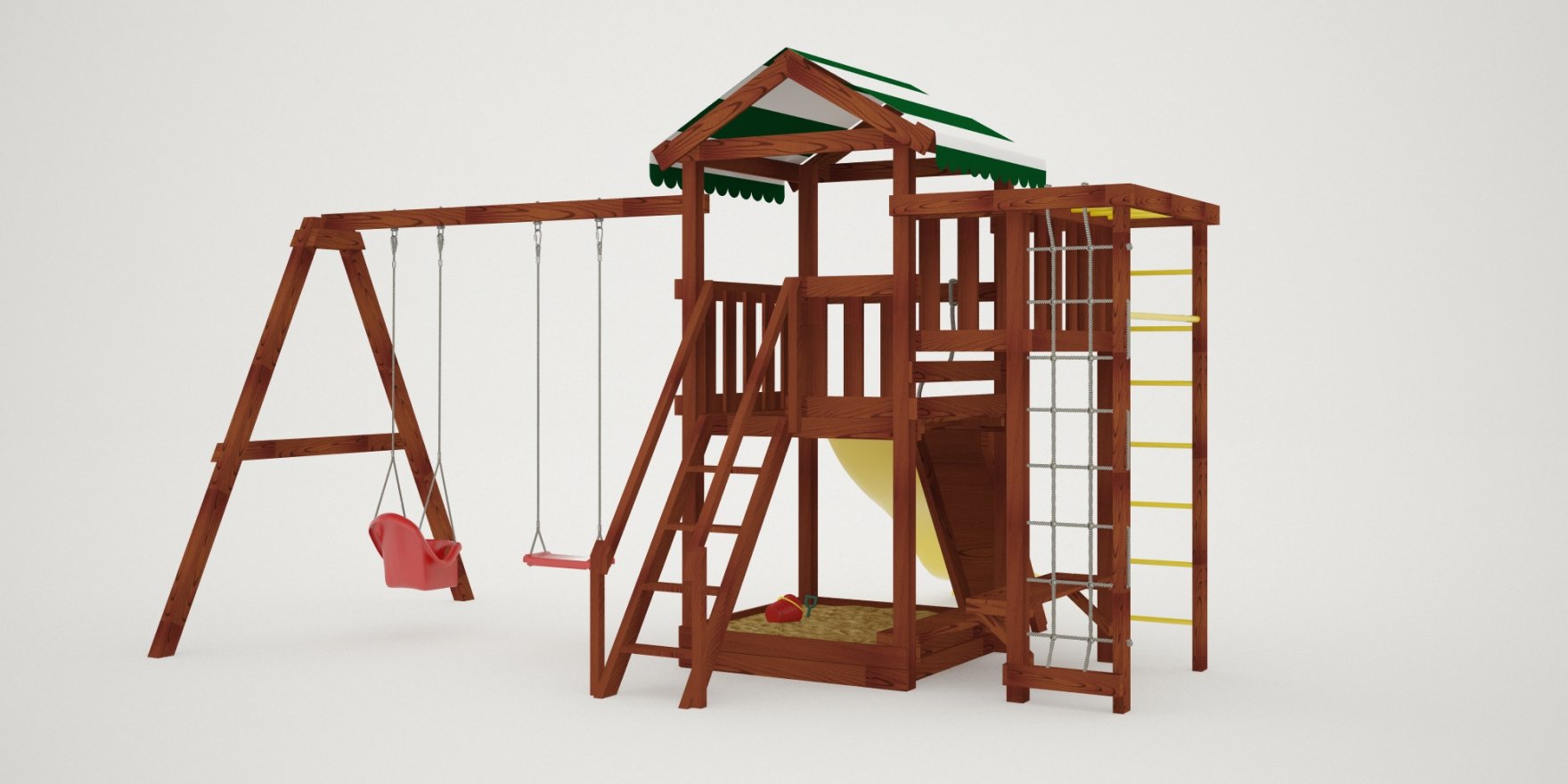 Детская игровая площадка Гарда 3 Бри - вид 4