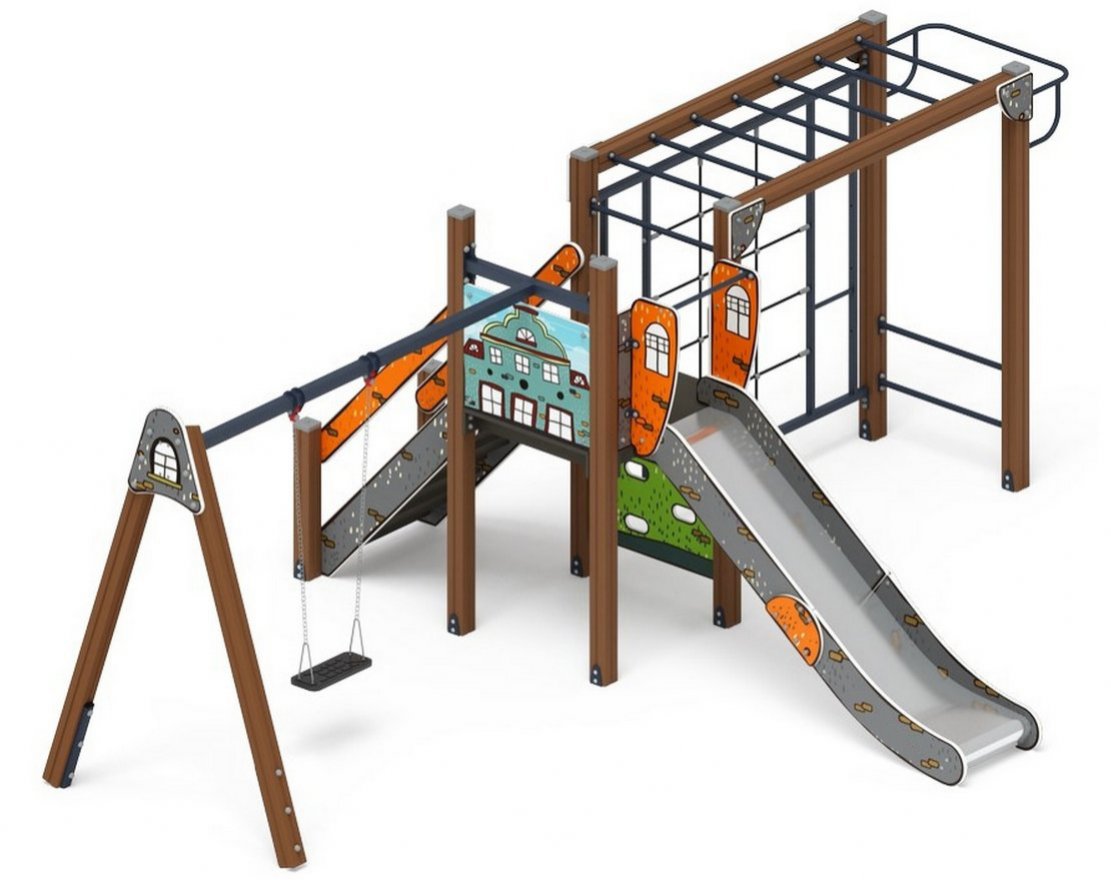 Детская игровая площадка Уютный дворик-2 - вид 2