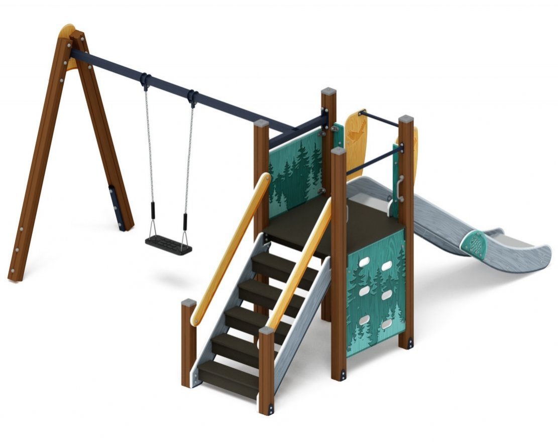 Детская игровая площадка Шишкин дом-3 - вид 2