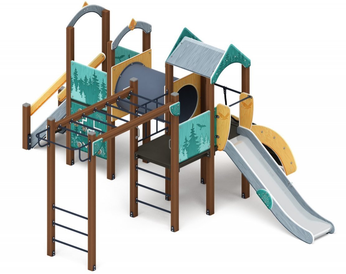 Детская игровая площадка Сибирская сказка-5 - вид 3