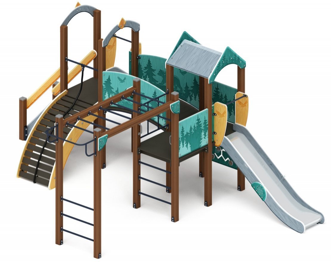 Детская игровая площадка Сибирская сказка-6 - вид 4