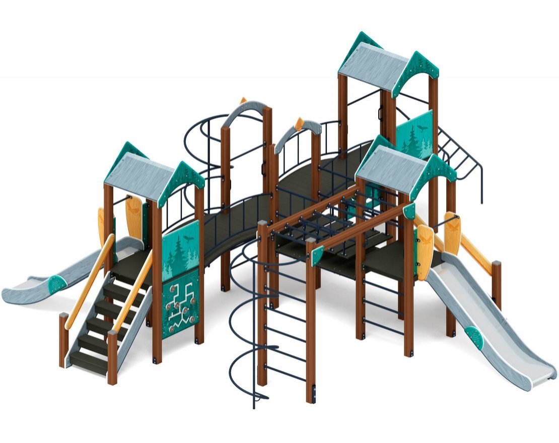 Детская игровая площадка Еловый островок-2 - вид 3