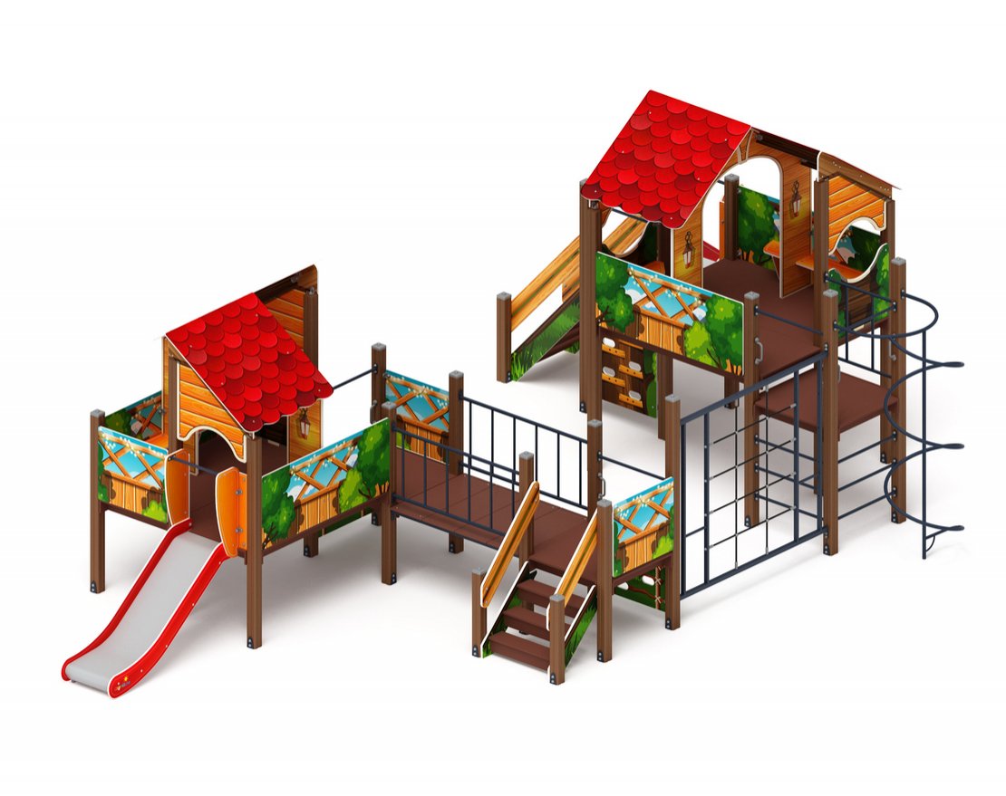 Детская игровая площадка Чудо-домик 4 - вид 5