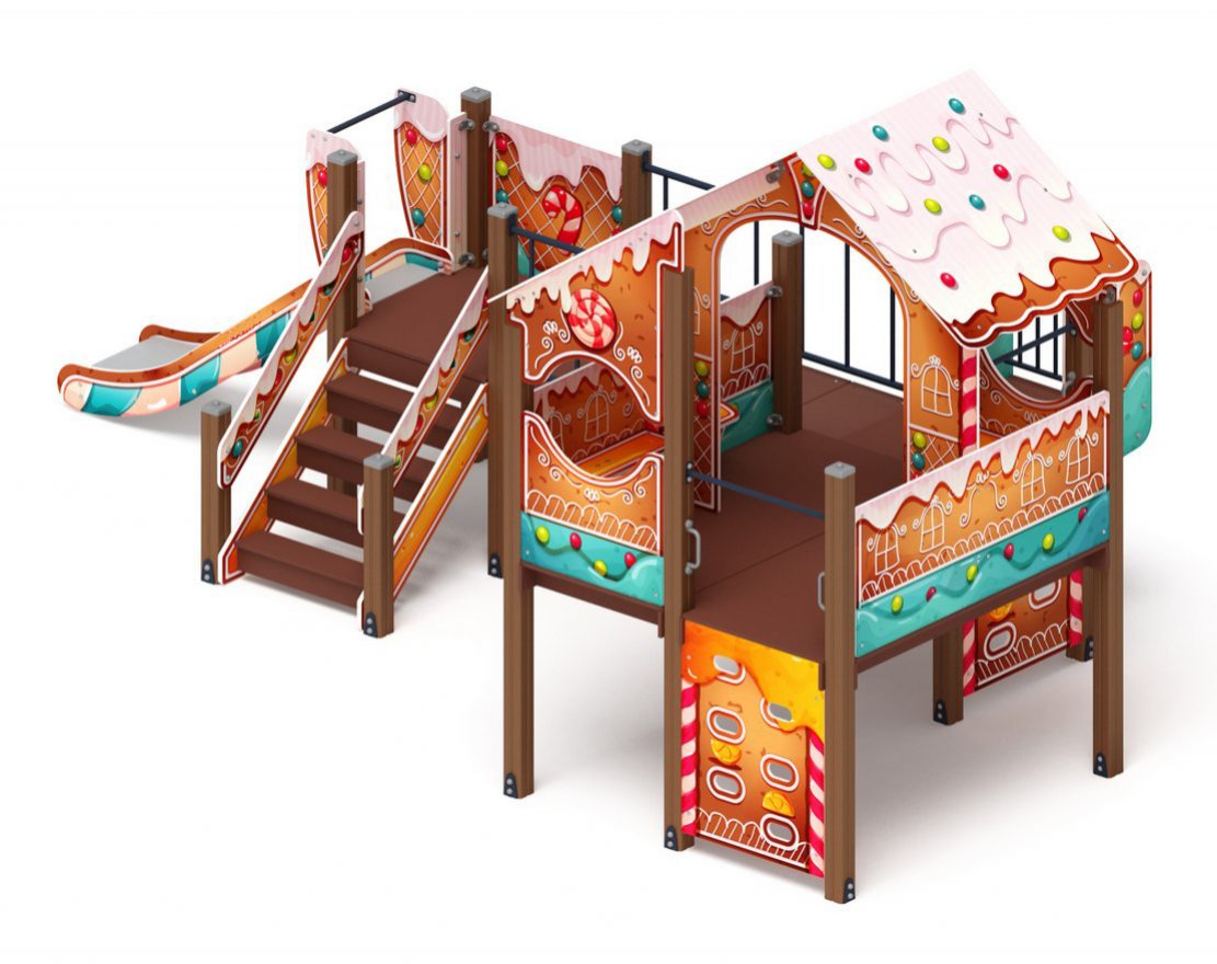 Детская игровая площадка Сахарная крепость-1 - вид 3