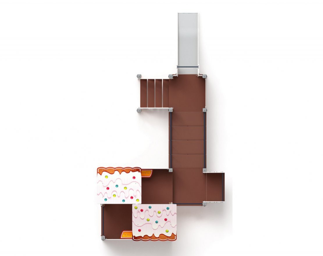 Детская игровая площадка Сахарная крепость-1 - вид 4