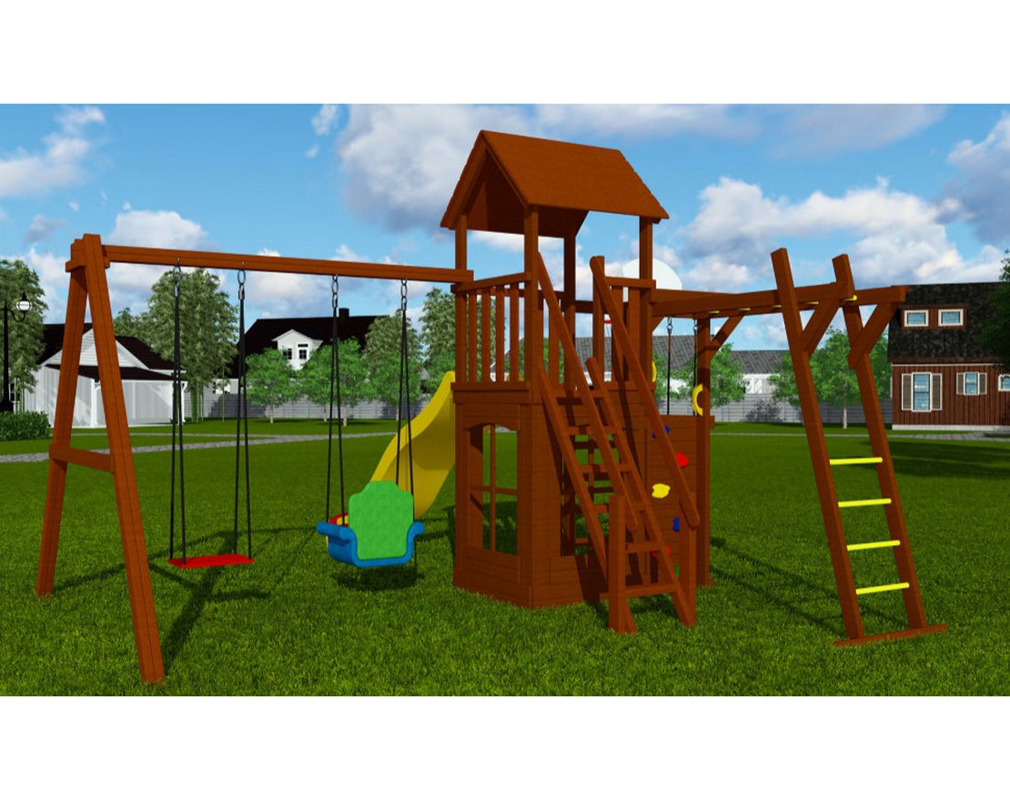 Детская игровая площадка Техас 4 - вид 2