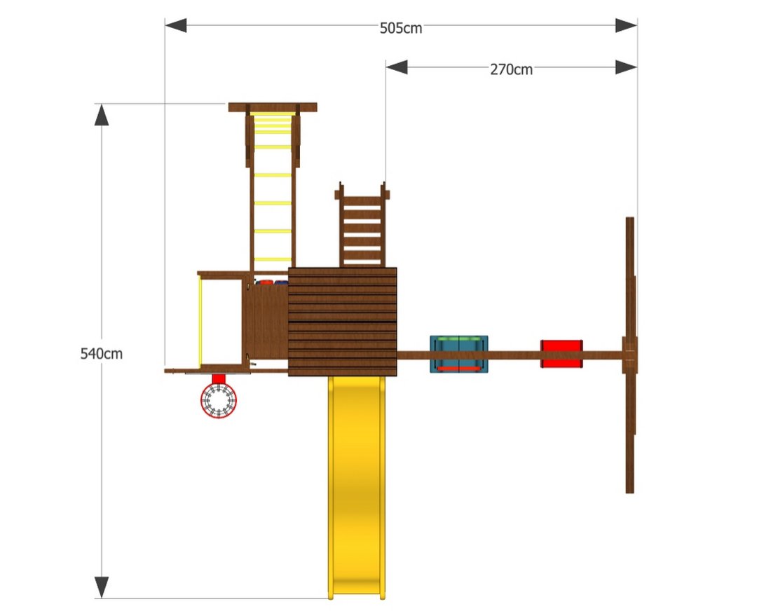 Детская игровая площадка Техас 4 - вид 3