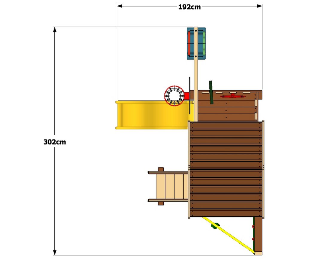 Детская игровая площадка Юта 1 - вид 3