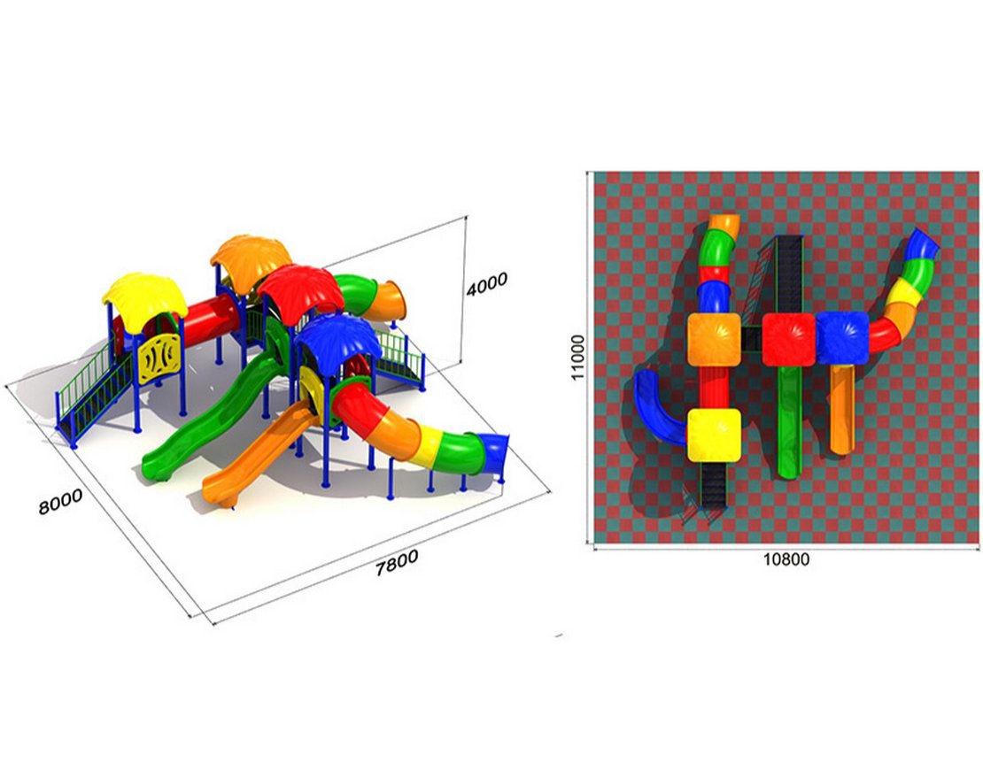 Детская площадка Дельфин 3.2 - вид 2