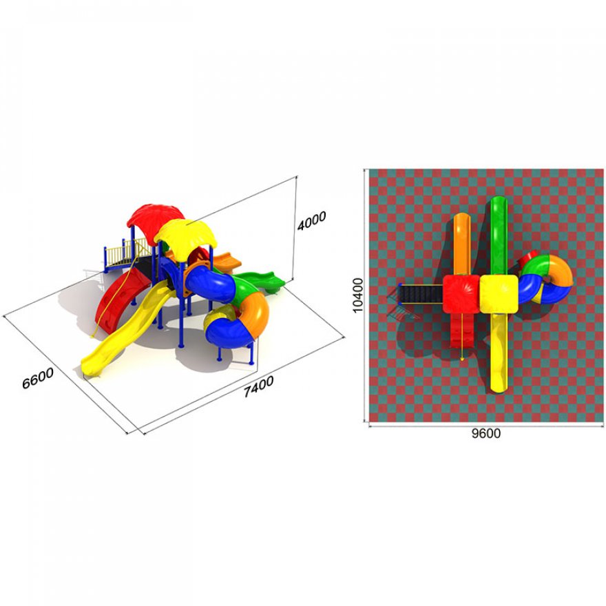 Детская площадка Джунгли 2.2 - вид 4