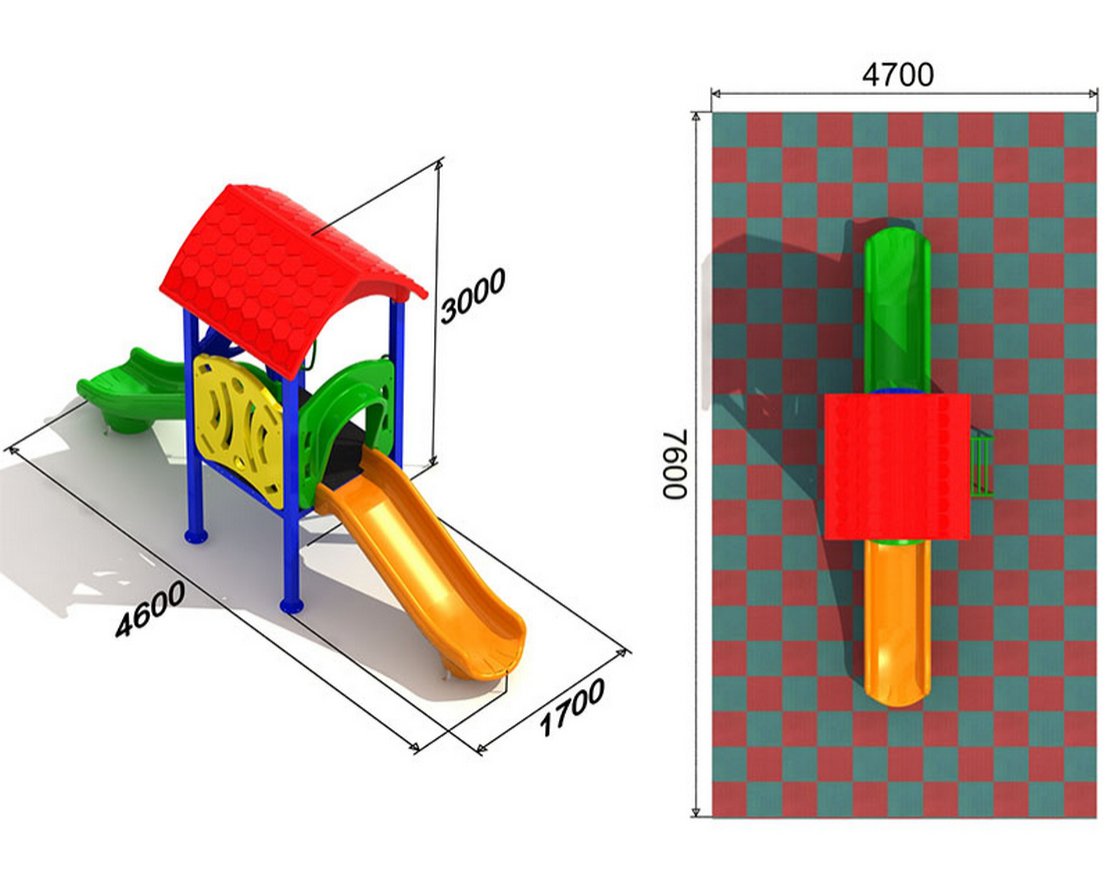 Детская площадка Кувшинка 1.1.1 - вид 2