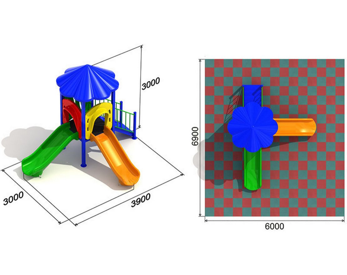 Детская площадка Кувшинка 2.3.2 - вид 2