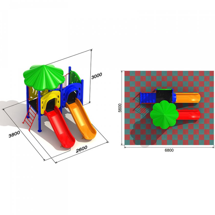Детская площадка Лимпопо 2.3.2 - вид 4