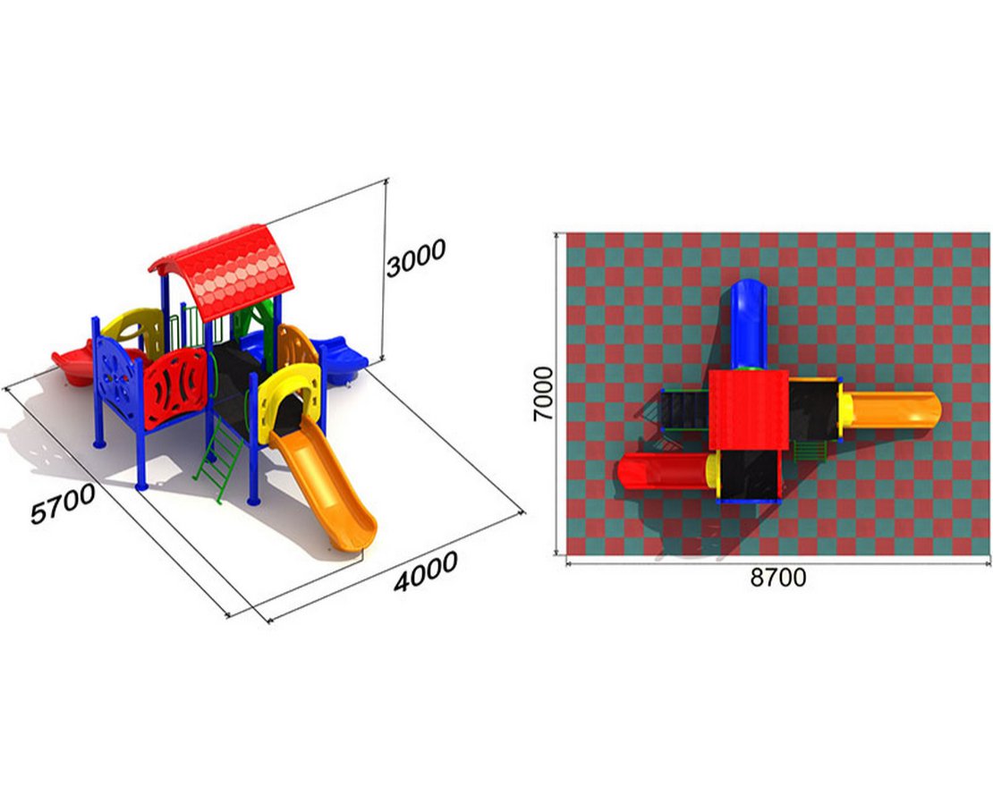 Детская площадка Мотылек 1.1 - вид 3