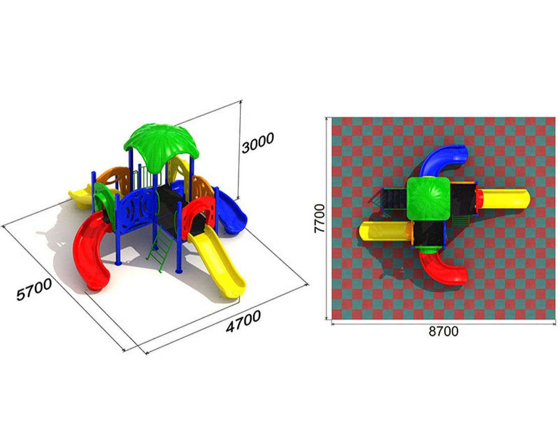 Детская площадка Мотылек 4.2 - вид 3