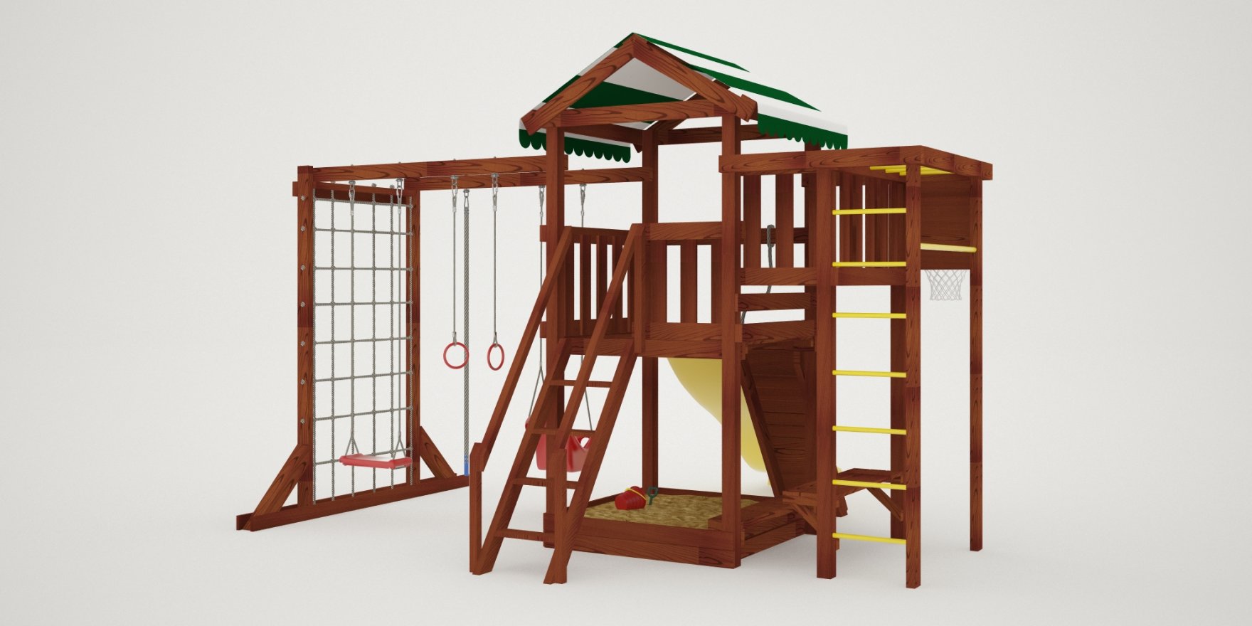 Детская игровая площадка Гарда 4 Бри - вид 3