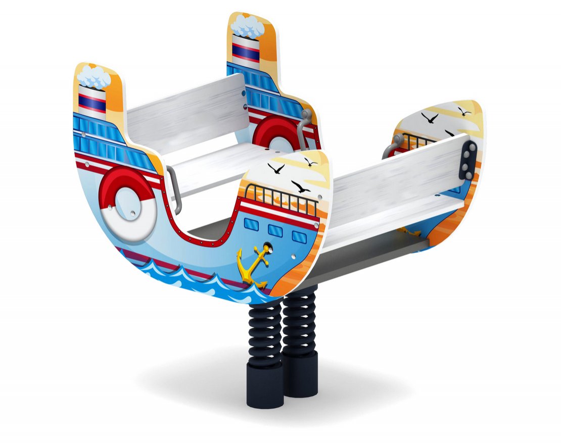 Детские качели на пружине По волнам - вид 2