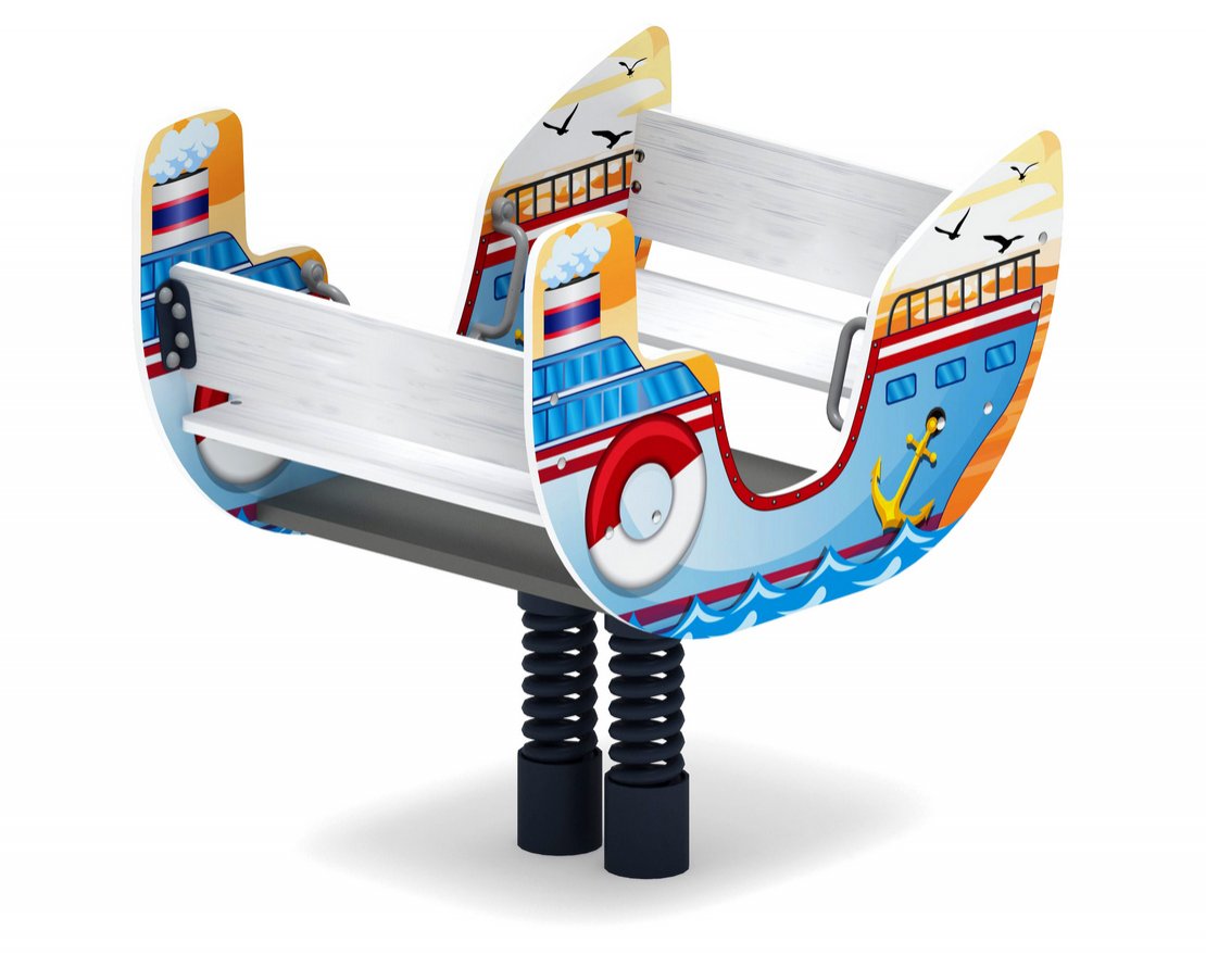 Детские качели на пружине По волнам - вид 3