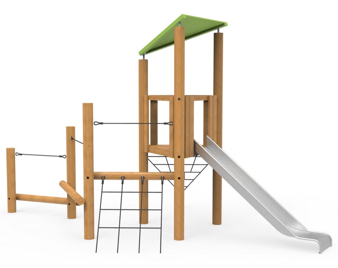 Детский игровой комплекс TORUDA Эко Мимоза 1 - вид 4