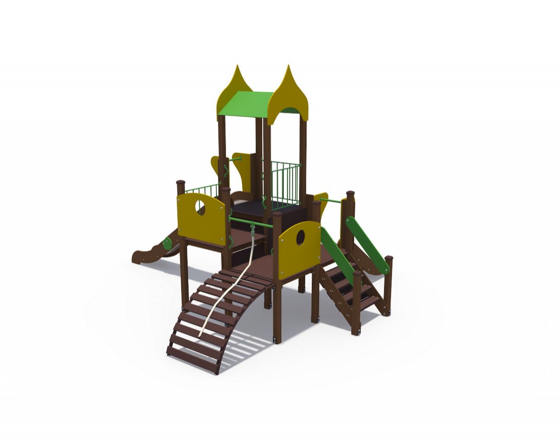 Детский игровой комплекс Браун Островок Н-900,1500 ДИО 04070 - вид 4