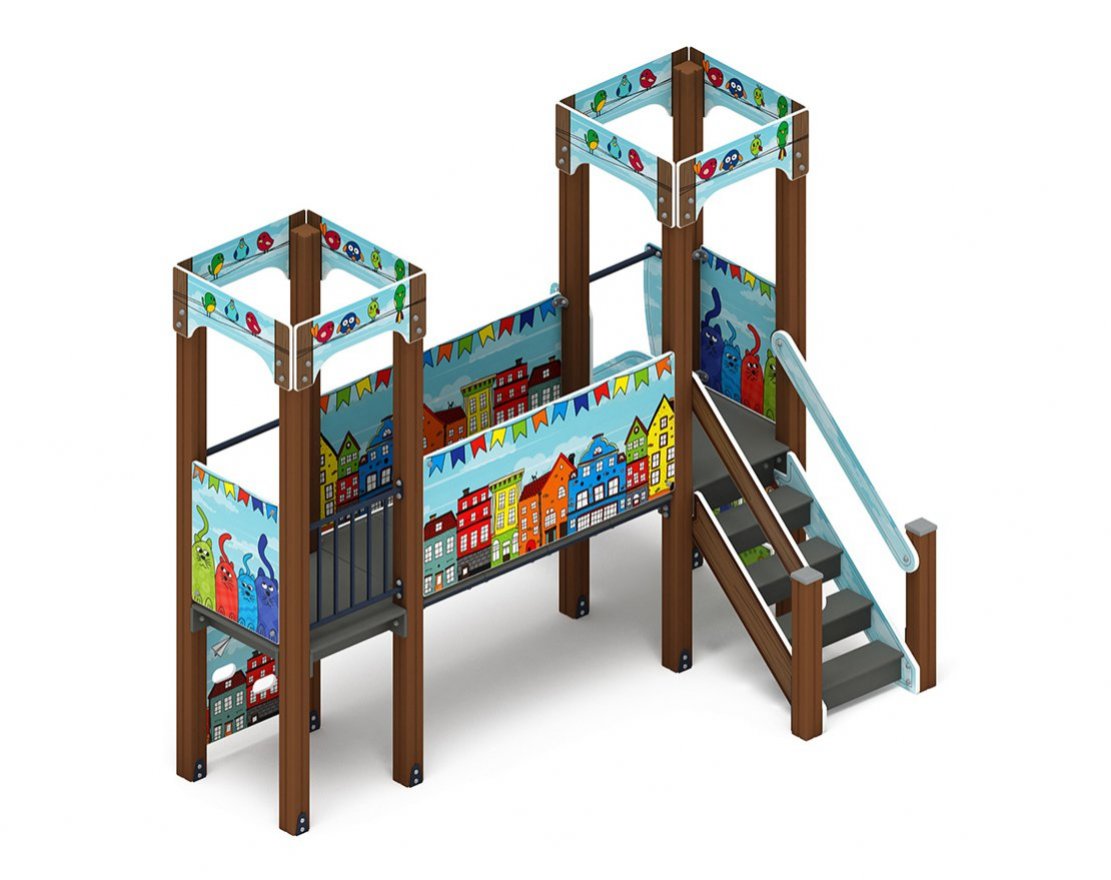 Детская игровая площадка Застава Котограда-6 - вид 3