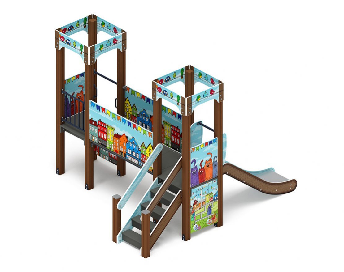 Детская игровая площадка Застава Котограда-6 - вид 4