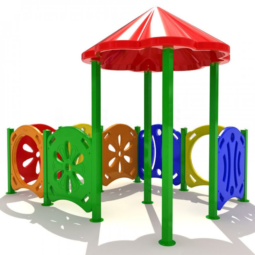 Детский игровой комплекс Дворик 2 BL - вид 2