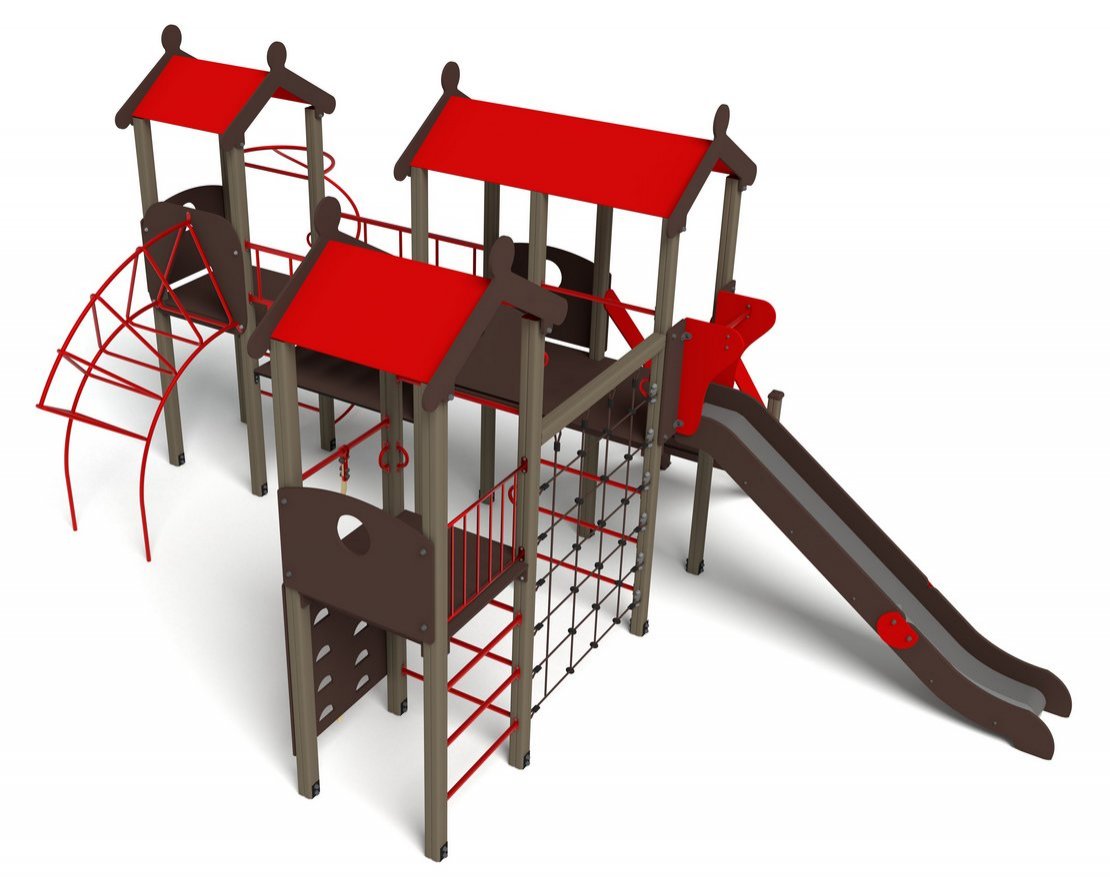 Детский игровой комплекс Городские кварталы Н-1500 ДИО 05055 - вид 3