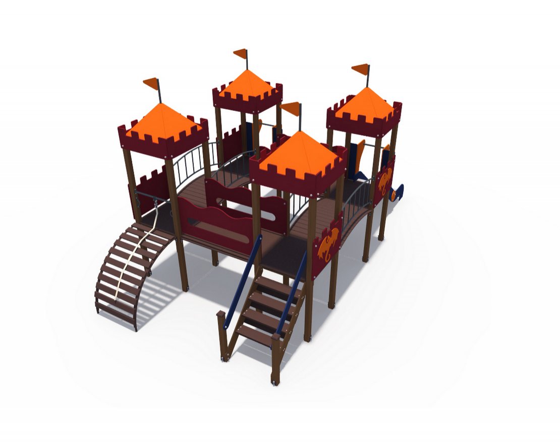 Детский игровой комплекс Империя Дворец Н-1200 ДИО 02060 - вид 2