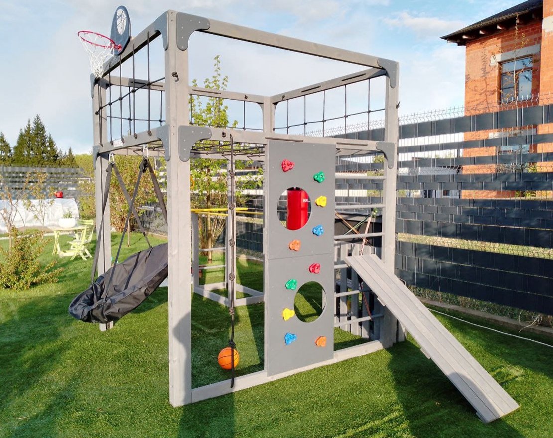 Детский игровой комплекс Куб радости 2 с подушками - вид 5