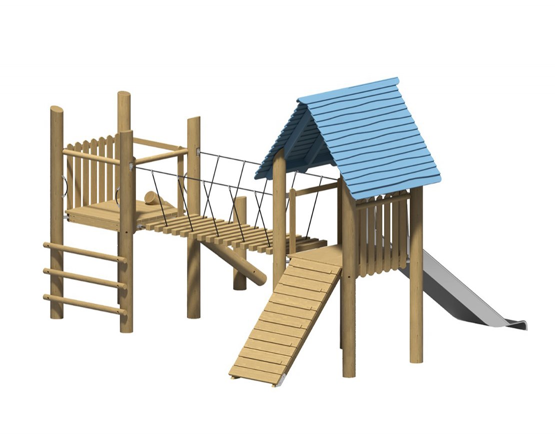 Детский игровой комплекс Лесоград - вид 2