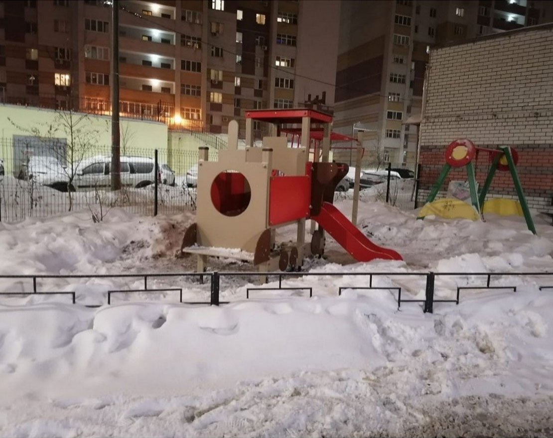 Детский игровой комплекс Паровозик с рукоходом и горкой Н-750 ДИФ 01291 - вид 4