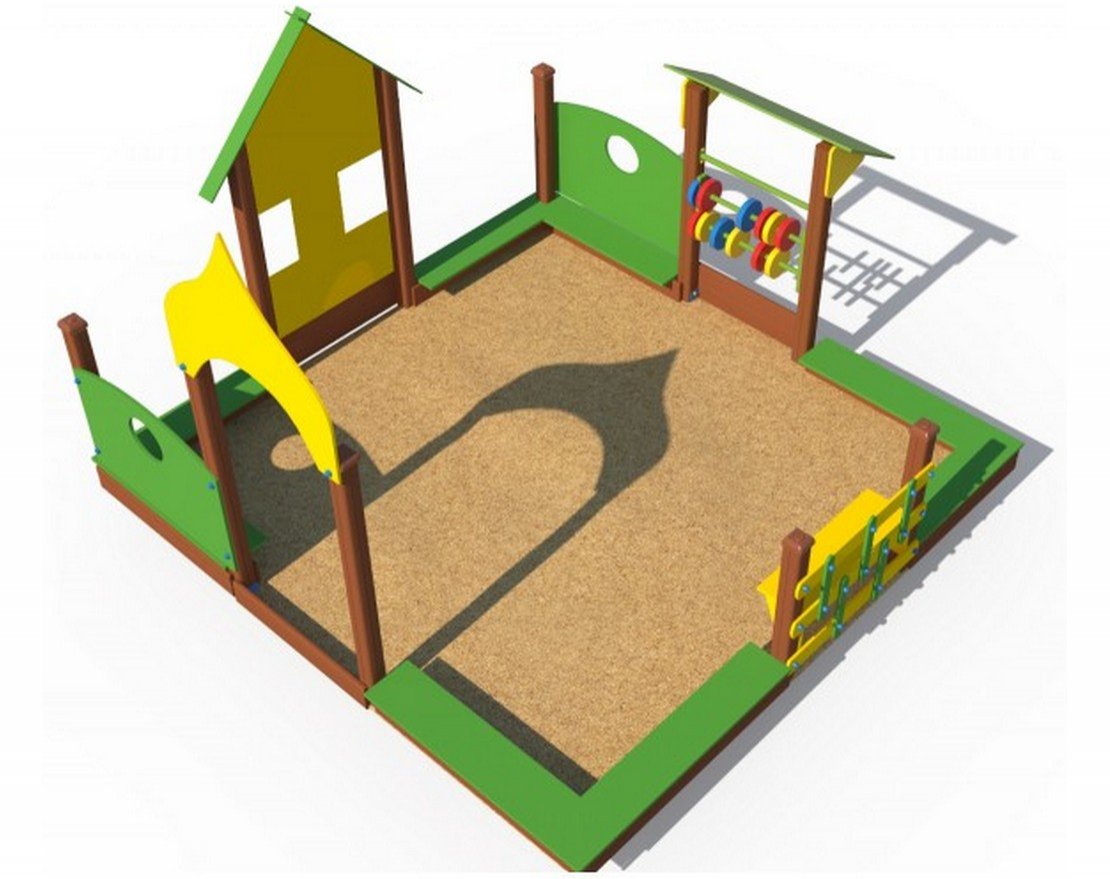 Детский игровой комплекс Песочный дворик на Поляне ИО 03180 - вид 2