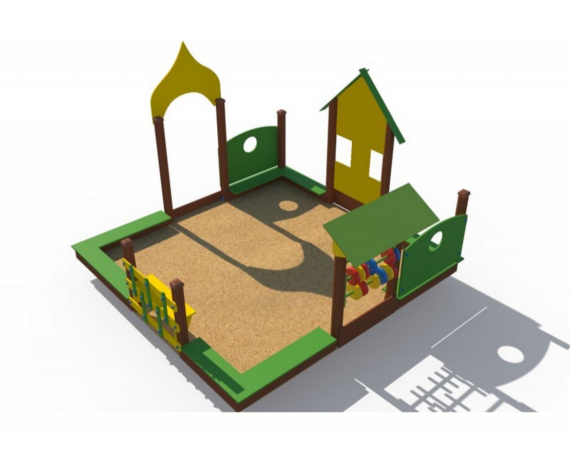 Детский игровой комплекс Песочный дворик на Поляне ИО 03180 - вид 3