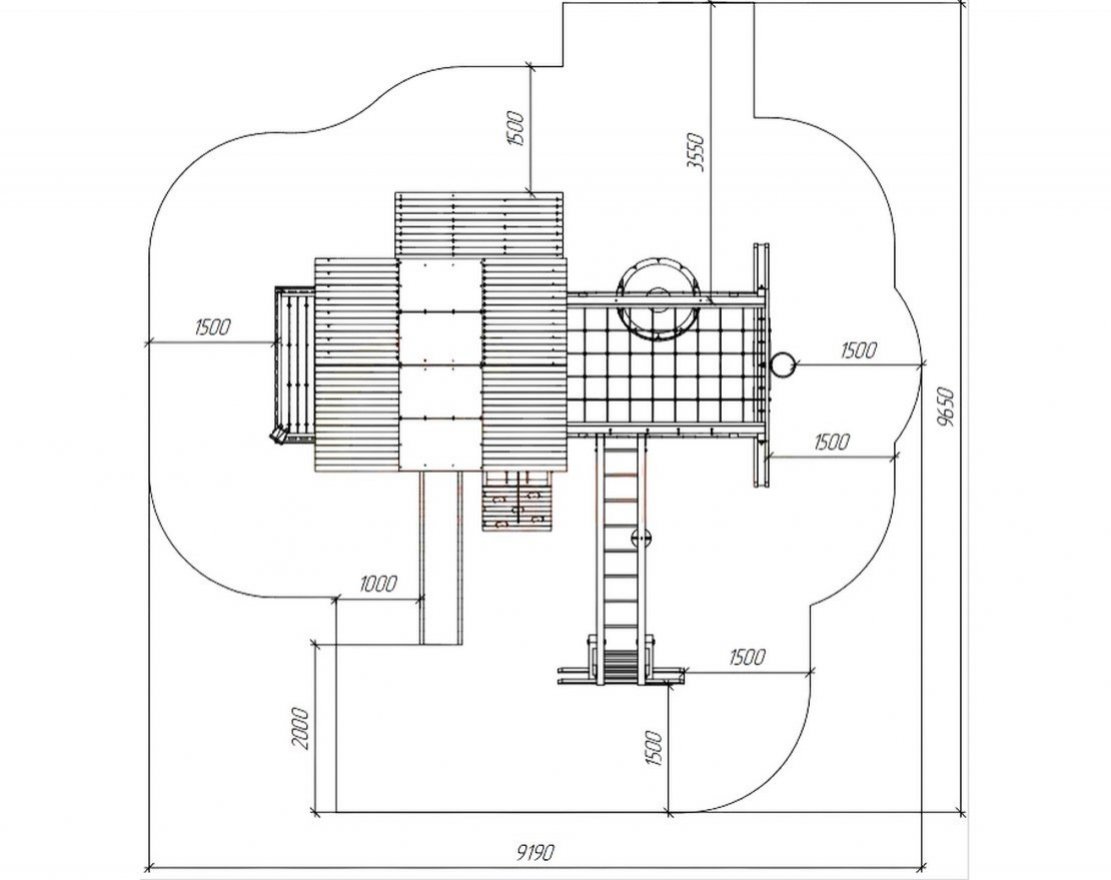 Детский игровой комплекс Домик приключений 4 - вид 2