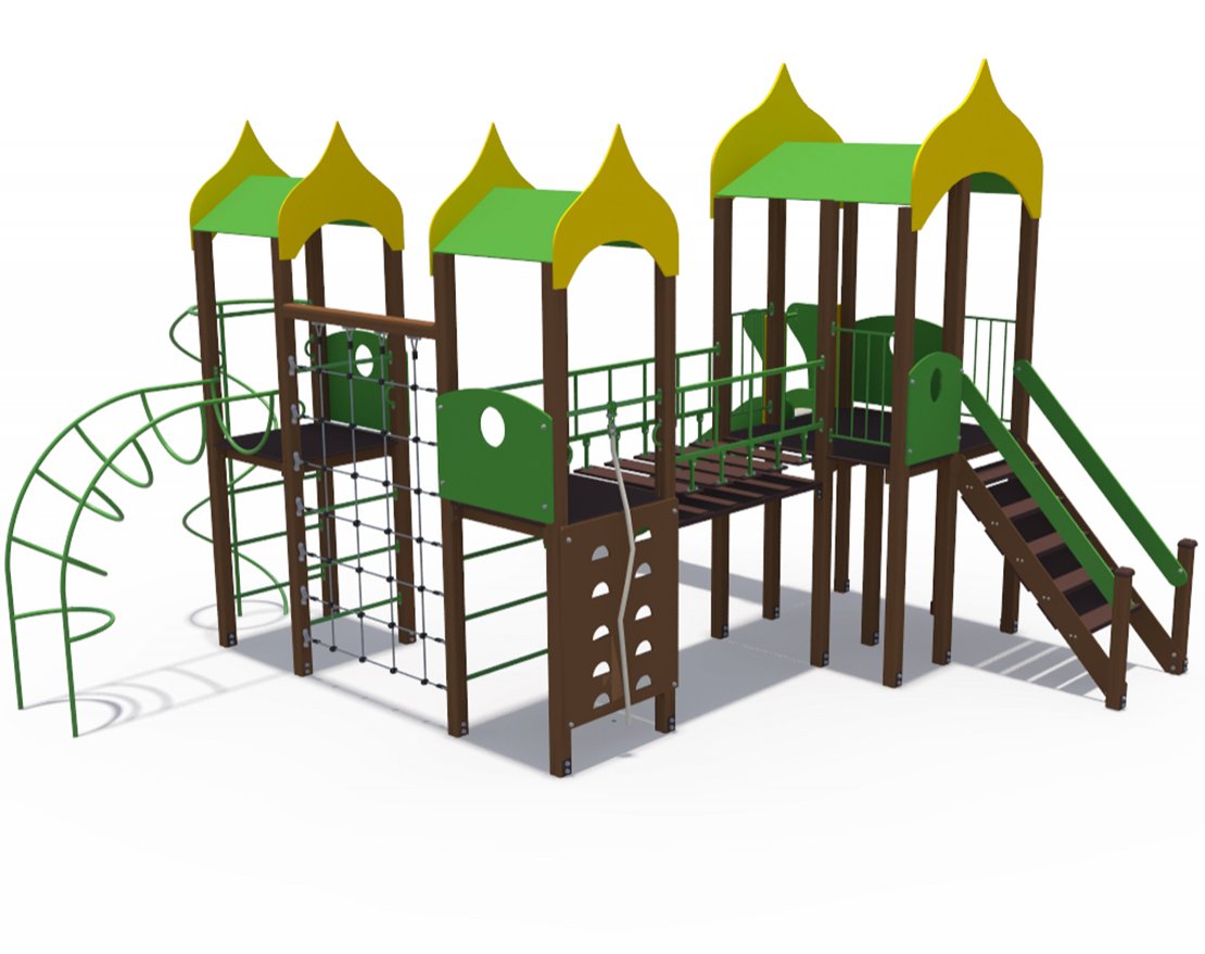 Детский игровой комплекс Поляна ДИО 08010 - вид 2